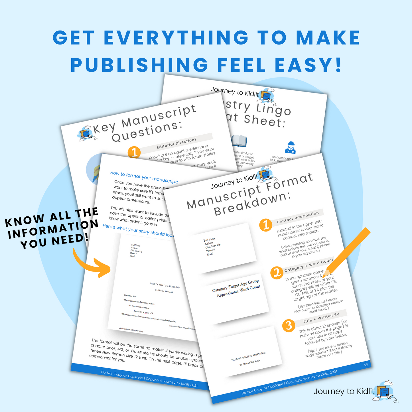 Traditional Publishing Pack | How to publish a children's book