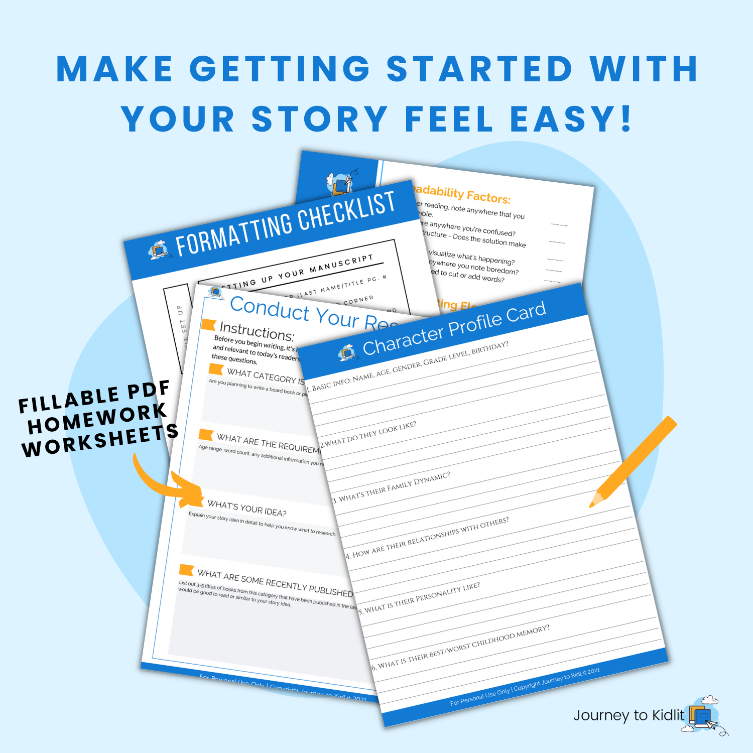Kidlit Story Jumpstart | How to start writing a children's book