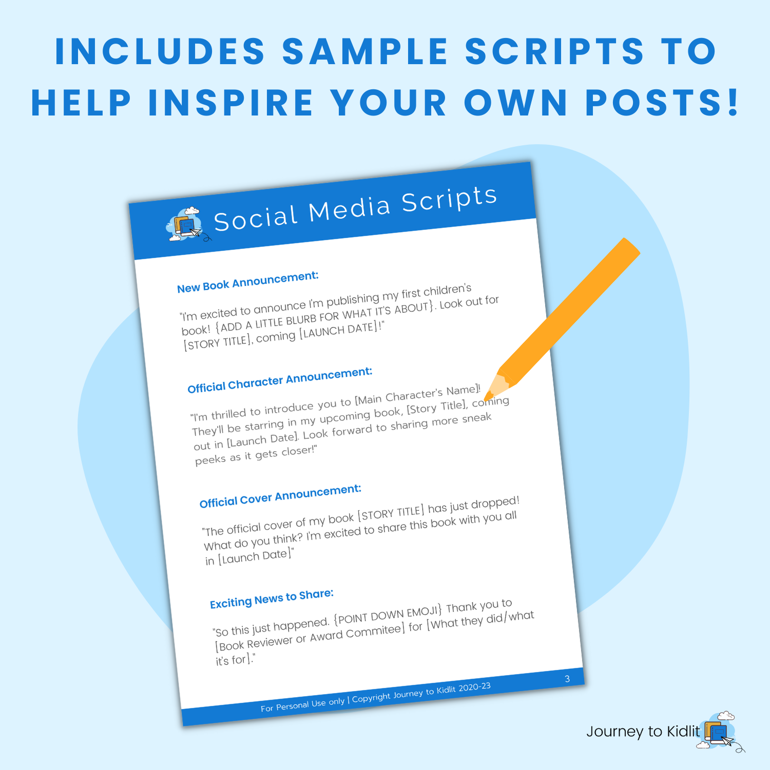Children's Book Author Social Media Post Ideas