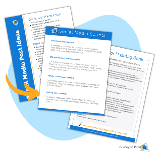 Children's Book Author Social Media Post Ideas