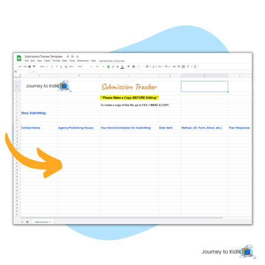 Story Submission Tracker for authors looking for a traditional publishing contract.