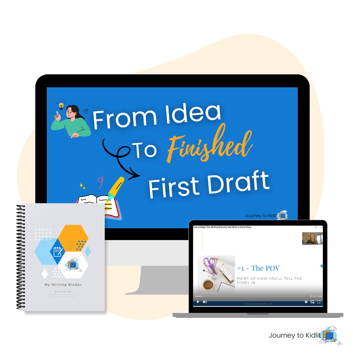 From Idea to Finished First Draft, a course for writing your children's book