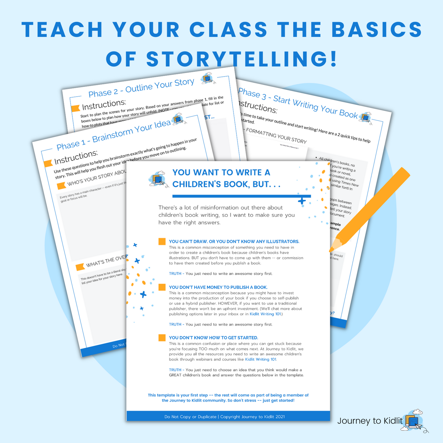 The Children's Book Template for Teacher's Use in the Classroom!