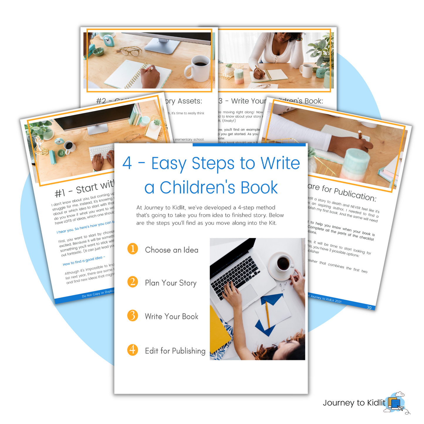 The 4-step process on how to write a children's book.