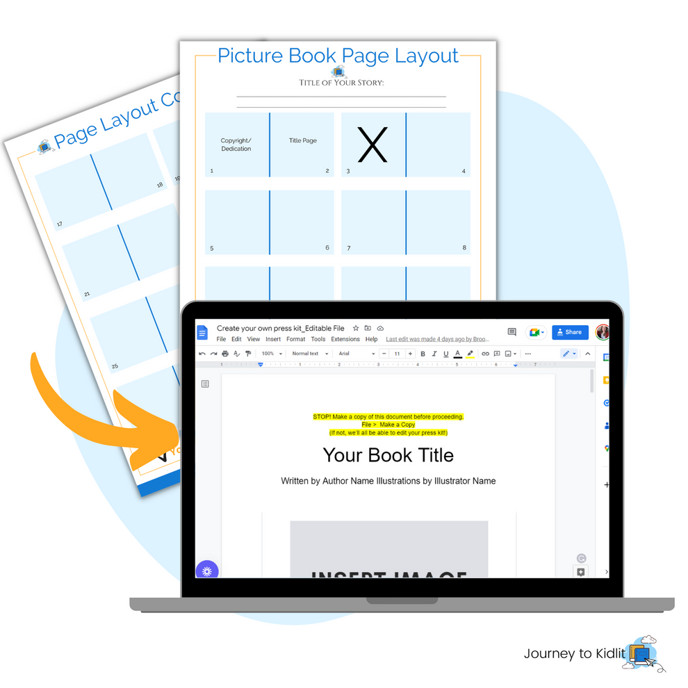 Picture Book Page Layout – Journey to Kidlit