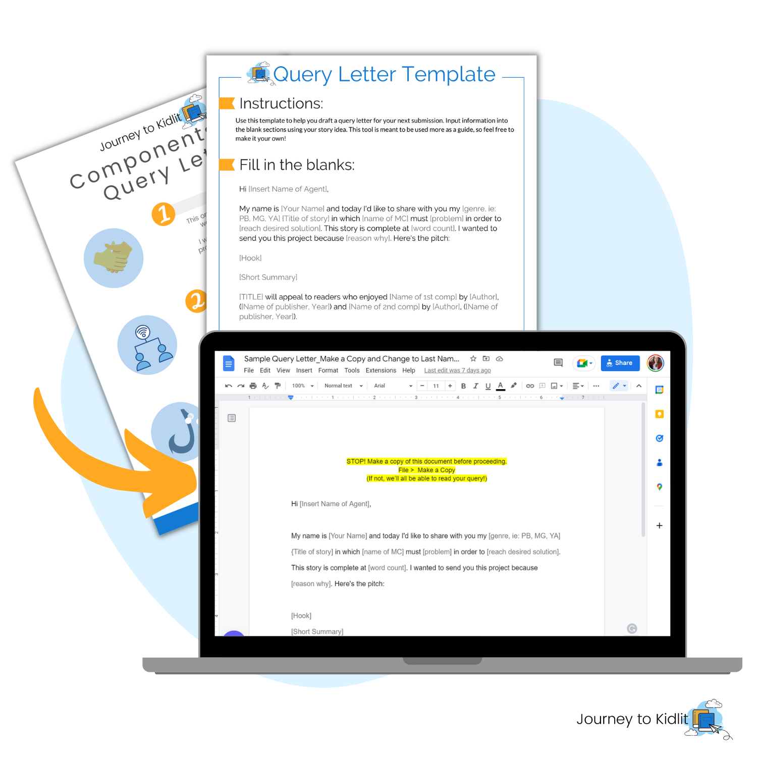 Query Letter Template for Children's Book Writers